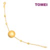 TOMEI Lusso Italia Fine Circle Kids Bracelet, Yellow Gold 916 (18U30-BCB1050-1C)