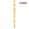 TOMEI Twisted Linked Bracelet, Yellow Gold 999 (5D) (5D-M-054)