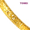 TOMEI Sri Puteri Collection Flower Bangle, Yellow Gold 916 (9L-YG1559B-1C)