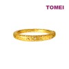 TOMEI Sri Puteri Collection Flower Bangle, Yellow Gold 916 (9L-YG1559B-1C)