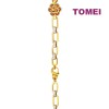 TOMEI Dual-Tone Blooming Flower Bracelet, Yellow Gold 916 (9M-B6982-2C)