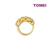 TOMEI Glimmering Layered Ring, Yellow Gold 916 (9O-R5397B-5R2C)