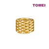 TOMEI Glimmering Layered Ring, Yellow Gold 916 (9O-R5397B-5R2C)