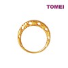 TOMEI Sri Puteri Collection Flower Ring Yellow Gold 916 (9O-YG1034R-1C)