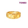 TOMEI Sri Puteri Collection Flower Ring Yellow Gold 916 (9O-YG1034R-1C)