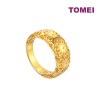 TOMEI Sri Puteri Collection Flower Ring Yellow Gold 916 (9O-YG1034R-1C)