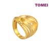 TOMEI Sri Puteri Collection Quintet Layer Ring, Yellow Gold 916 (9O-YG1036R-1C)