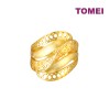 TOMEI Sri Puteri Collection Quintet Layer Ring, Yellow Gold 916 (9O-YG1036R-1C)