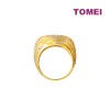 TOMEI Lusso Italia Dual-Tone Wave Inspired Ring, Yellow Gold 916 (AR207433-2C-12)