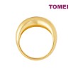 TOMEI Anastasia Sophisticated Curved Ring, Yellow Gold 916 (AS-YG0918R-1C)