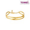 TOMEI Anastasia Bangle, Yellow Gold 916 (AS-YG1329B-1C)