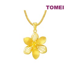 TOMEI Blooming Flower Pendant, Yellow Gold 999 (BTP-HUA-23050)