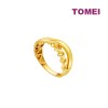 TOMEI Lusso Italia Intercross Ring, Yellow Gold 916 (FUR0237-1C-12)