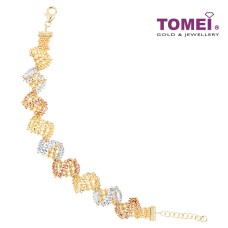 TOMEI Lusso Italia Bracelet, Yellow Gold 916 (IM-ACCENTO0007-3C)