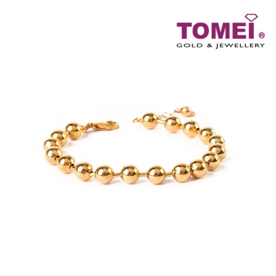 TOMEI Lusso Italia Bracelet, Yellow Gold 916 (IM-CPL600-BR-1C)