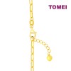 TOMEI Love Lock Bracelet, Yellow Gold 916 (IM-H6541-1C)