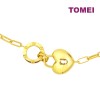 TOMEI Love Lock Bracelet, Yellow Gold 916 (IM-H6541-1C)