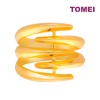 TOMEI Lusso Italia Classic Layered Ring, Yellow Gold 916 (IO-108-SYZ054-1C)