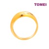 TOMEI Lusso Italia Classic Layered Ring, Yellow Gold 916 (IO-108-SYZ054-1C)