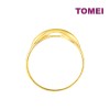 TOMEI Wave Inspired Ring, Yellow Gold 916 (RR3236-B-1C)