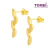 TOMEI Leaf Earrings, Yellow Gold 916 (WS-YG1277E-1C)