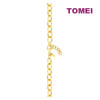 TOMEI Dual-Tone Love Lock Bracelet, Yellow Gold 916 ( 9M-BL295-S-2C )