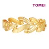 TOMEI Puteri Wavy Bangle, Yellow Gold 916 (9L-YG1406B-1C)