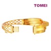 TOMEI Puteri Vogue Bangle, Yellow Gold 916 (9L-YG1438B-1C)