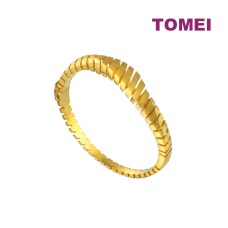 TOMEI Sri Puteri Collection Dominoes Bangle, Yellow Gold 916 (9L-YG1555B-1C)