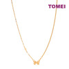 TOMEI Butterfly Necklace, Yellow Gold 916 (9N-JE29-002-1C)