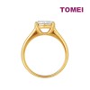 TOMEI Dual-Tone Round Ring, Yellow Gold 916 (9O-YG0880R-2C)