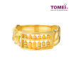 TOMEI Abacus Ring, Yellow Gold 916 (9O-YG0891R-1C)