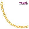 TOMEI Lusso Italia Chain Link Bracelet, Yellow Gold 916 (IM-283-010-G-BR)