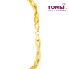 TOMEI Lusso Italia Hollow Heart Bracelet, Yellow Gold 916 (IM-B22WA0511-1C)