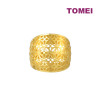 TOMEI Lusso Italia Flashy Ring, Yellow Gold 916 (IO-16-FYZ191-1C)