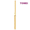 TOMEI Lusso Italia Dual-Tone Dangling Heart Bracelet, Yellow Gold 916 (VX3ROB201869-2C)