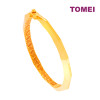 TOMEI Lusso Italia Geometric Bangle, Yellow Gold 916 (XFUB0212-1C)