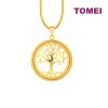 TOMEI Lusso Italia Tree Of Life Pendant, Yellow Gold 916 (XXDCTP-1580-III)