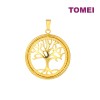 TOMEI Lusso Italia Tree Of Life Pendant, Yellow Gold 916 (XXDCTP-1580-III)